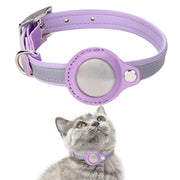 ネコ用首輪 猫用首輪 猫用カラー ネコ用カラー チョーカー Air Tagケース付き ペット用品 ペットグッズ ゴム入り 一部ゴム 迷子防止 Dカン バックル フェイクレザー 反射材 ドライバー付属 ドライバーセット ツートンカラー バイカラー シンプル カジュアル かわいい 可愛い キュート