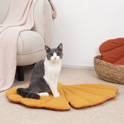 ペット用ベッド ペットマット 猫用 犬用 クッション 座布団 葉っぱ イチョウ ペット用品 ふかふか 柔らかい 寝床 寝具 可愛い おしゃれ ネコ用 イヌ用