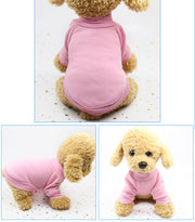 ペットウェア トレーナー 裏起毛 犬服 猫服 洋服 ドッグウェア キャットウェア 袖あり 暖かい あったか 無地 リブ 単色 シンプル カジュアル お洒落 可愛い ペット服 犬の服 猫の服