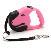 伸縮リード 自動巻き取り式 犬用 猫用 イヌ ネコ ペット用品 ペットグッズ 牽引紐 3m 5m 無地 シンプル おしゃれ ピンク レッド ブルー イエロー グリーン お散歩 お出かけ