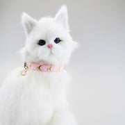 猫用首輪 ペット用品 猫用 セーフティバックル カラー ネコ ねこ キャット 月 星 ムーン スター チャーム付き お散歩 お出かけ おめかし おしゃれ かわいい