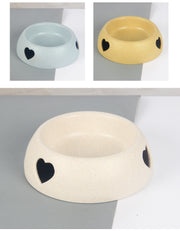ペット用食器 フードボウル ウォーターボウル 猫 犬 ネコ イヌ ねこ いぬ ペット用品 餌入れ 水入れ ハート キュート かわいい お洒落 シンプル 滑り止め