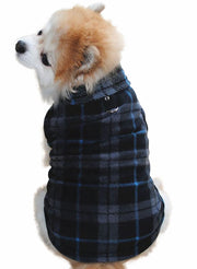 ドッグウェア 犬服 ベスト ペット用 犬用 子犬 フリース チェック 小型犬 中型犬 大型犬かわいい ハイネック おしゃれ シンプル