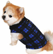 ドッグウェア 犬服 ベスト ペット用 犬用 子犬 フリース チェック 小型犬 中型犬 大型犬かわいい ハイネック おしゃれ シンプル