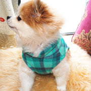 ドッグウェア 犬服 ベスト ペット用 犬用 子犬 フリース チェック 小型犬 中型犬 大型犬かわいい ハイネック おしゃれ シンプル