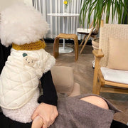 ドッグウェア 犬服 ベスト ジャケット 犬 猫 犬服 猫服 袖なし ノースリーブ ボタン キルティング カジュアル かわいい