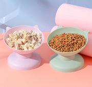 フードボウル ネコ用食器 ウォーターボウル ペット用食器 ねこ用品 猫 エサ入れ 水入れ ペットグッズ 脚付き 傾斜 おしゃれ かわいい
