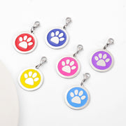 首輪用チャーム ペット用品 アクセサリー 肉球 首輪アクセサリー 犬用 猫用 おしゃれ かわいい ワンポイント チャームタグ ペットペンダント ペンダントトップ 迷子札 ネームタグ ドッグ イヌ いぬ ネコ ねこ キャット