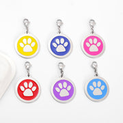 首輪用チャーム ペット用品 アクセサリー 肉球 首輪アクセサリー 犬用 猫用 おしゃれ かわいい ワンポイント チャームタグ ペットペンダント ペンダントトップ 迷子札 ネームタグ ドッグ イヌ いぬ ネコ ねこ キャット
