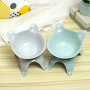 ペット用食器 フードボウル ウォーターボウル スタンド 猫型 ペット用 ペット用品 ペットグッズ エサ入れ 水入れ 猫 ネコ 犬 イヌ 滑り止め ラメ クリア 透明 お洒落 かわいい シンプル