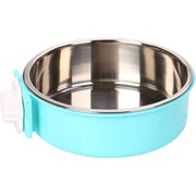 ペット用食器 フードボウル ウォーターボウル 犬用 猫用 ペット用品 サークルに装着 ケージに装着 取り付け簡単 金属製 餌入れ 水入れ お手入れ簡単 可愛い ワンちゃん ネコちゃん イヌ ネコ キャット ドッグ 青 緑 ピンク