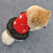 犬猫兼用 ペット用 ワンピース 犬の服 ノースリーブ 袖なし 洋服 チュールスカート 星柄 スター おしゃれ 可愛い かわいい ドッグウェア ドッグウエア 超小型犬 小型犬 犬用 イヌ用 いぬ用 猫用 ネコ用 ねこ用 XS S M L