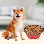 フードボウル 早食い防止 ペット用品 早食い防止食器 ペット用食器 折り畳み ポータブル 犬 猫 ペット フードボール 餌入れ 水入れ お出かけ 持ち運び コンパクト