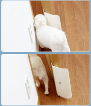 ペットドア 猫ドア キャットドア ねこ ネコ 犬 ペット用品 引き戸 猫ドア 取り付け簡単 穴あけ不要 半自動 出入口 出入り口 勝手口 玄関 扉 室内 工事不要 開閉自由 冷暖房対策 小型犬 中型犬 大型犬