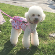 ドッグウェア キャミソール ワンピース ワンピ 犬服 犬用 ペット用品 小型犬 中型犬 ペットウェア フリル リンゴ さくらんぼ かわいい レトロ 薄手 春 夏 秋 おしゃれ 散歩 おでかけ