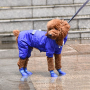 犬用レインブーツ 4個セット 犬用レインシューズ ドッグシューズ 小型犬 中型犬 ペットシューズ 犬靴 マジック テープ 面ファスナー ロゴ 無地 ブラック ピンク ブルー シンプル かわいい キュート お出かけ お散歩 雨