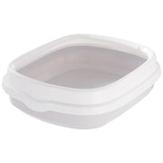 猫用トイレ キャットトイレ 本体 スクエア Lサイズ ペット用品 猫 ネコ 収納 シンプル 大きめ 便利 ペット エチケット
