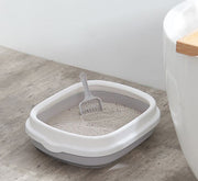 猫用トイレ キャットトイレ 本体 スクエア Sサイズ Mサイズ ペット用品 猫 ネコ 収納 シンプル