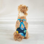 ペット用サニタリーパンツ ペット用生理パンツ マナーパンツ サスペンダー ペット用おむつカバー 小型犬 中型犬 犬 猫 イヌ ネコ ペット用品 ペットグッズ メッシュ ペットウェア トイレタリー用品 ずれにくい ウエストゴム かわいい カジュアル おしゃれ お散歩 室内