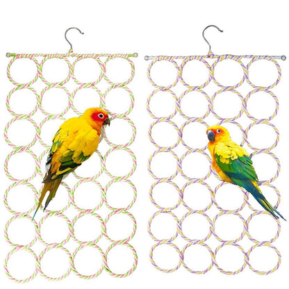 クライミングネット 鳥 小動物 インコ オウム ハンモック 商品画像3