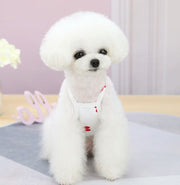 ペットウェア ドッグウェア 犬用 犬服 ペット用品 キャミソール型 袖なし お散歩 お出掛け かわいい さくらんぼ チェリー フルーツ柄