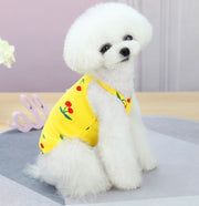 ペットウェア ドッグウェア 犬用 犬服 ペット用品 キャミソール型 袖なし お散歩 お出掛け かわいい さくらんぼ チェリー フルーツ柄