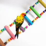 鳥 インコ グッツ はしご ペット用品 ペットグッツ ペットトイ  オウム おもちゃ 鳥グッツ セキセイインコ オカメインコ コザクラインコ 可愛い おしゃれ プレゼント 階段 カラフル