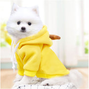 ペットウェア ドッグウェア コスチューム 犬用 猫用 小型犬 パーカー フーディ フード付き 袖付き 秋冬 かわいい お出かけ お散歩