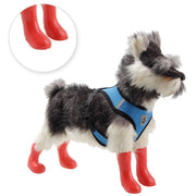 犬用ブーツ 長靴 ドッグシューズ レインシューズ 雨靴 ラバーシューズ ペットシューズ 犬の靴 犬靴 ペット用品 小型犬 肉球保護 足の汚れ防止 雨のお散歩 雪の日 お出かけ おしゃれ かわいい