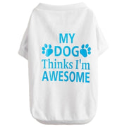 ドッグウェア ペットウェア Tシャツ カットソー 犬の服 犬服 洋服 ペット用品 小型犬 トップス 袖付き 袖あり 英字 ロゴ プリント 王冠 肉球 お散歩 お出かけ おしゃれ かわいい いぬ 猫 ねこ