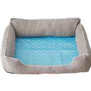 ペットマット 犬用マット 犬ベッド 猫用マット 40×30cm 犬用品 小動物用 ペット用品 座布団 お昼寝 長方形 中綿入り 涼感 冷感 ひんやり 爽やか キルティング 暑さ対策 春 夏 おしゃれ かわいい いぬ イヌ ねこ ネコ