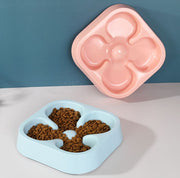 ペット用食器 フードボウル 餌入れ エサ入れ 犬 猫 滑り止め スローフード 飲み込み 丸飲み 早食い防止 肥満予防 ダイエット