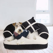 ペットベッド ペットハウス 犬ベッド 猫ベッド 犬用品 猫用品 ペット用品 大型商品 寝床 寝具 マット 大型商品 クッション付き 中綿入り スクエア ソファー 水洗い可 わんちゃんグッズ ねこちゃんグッズ おしゃれ