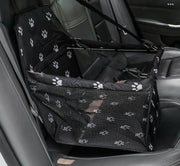 ドライブボックス ペット用 犬用 猫用 車用品 カー用品 ドライブ用品 肉球柄 汚れ防止 ドライブケージ ケース BOX 座席 固定 飛び出し防止 シンプル