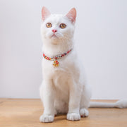 ペット用首輪 カラー チョーカー 猫 ネコ ねこ 犬 イヌ 鈴 フラワー 花 カラフル おしゃれ かわいい 首飾り アクセサリー ペットグッズ