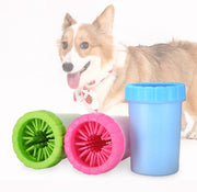 足洗い用カップ 犬用 猫用 ペット用品 足洗う 洗浄 ブラシ シリコン クリーナー お散歩後 お出かけ お手入れ ケア ペットグッズ いぬ ねこ イヌ ネコ