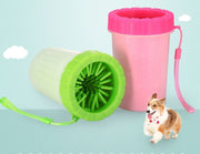 足洗い用カップ 犬用 猫用 ペット用品 足洗う 洗浄 ブラシ シリコン クリーナー お散歩後 お出かけ お手入れ ケア ペットグッズ いぬ ねこ イヌ ネコ