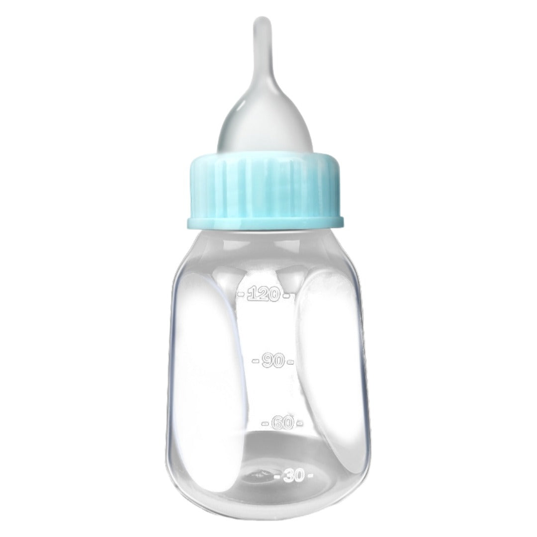 ペット用哺乳器 120ml 5点セット ニップル付き 哺乳瓶 犬用 猫用 イヌ ネコ 子犬 子猫 ベビー 老犬 老猫 介護 ミルク ボトル 給水 メモリ付き カラバリ豊富