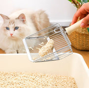 トイレスコップ 猫砂スコップ 猫用トイレスコップ ネコトイレ ねこ 引っ掛け フック 砂取り シャベル 粗め 細かめ ペット用品