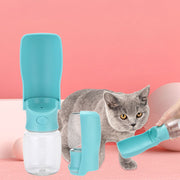 ペット用携帯水筒 給水ボトル 350ml ウォーターボトル 水飲みボトル 水やり 折り畳み 折りたたみ 一体型 ペット用品 犬用 猫用 ポータブル 持ち運び お散歩 水分補給 シンプル おしゃれ かわいい 簡単 便利