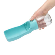 ペット用携帯水筒 給水ボトル 350ml ウォーターボトル 水飲みボトル 水やり 折り畳み 折りたたみ 一体型 ペット用品 犬用 猫用 ポータブル 持ち運び お散歩 水分補給 シンプル おしゃれ かわいい 簡単 便利