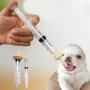 ペット用注射器型哺乳器セット シリンジ 猫用 犬用 ネコ イヌ 赤ちゃん 老猫 老犬 介護 ミルク 栄養 流動食 給餌器 水 投薬器 メモリ付き
