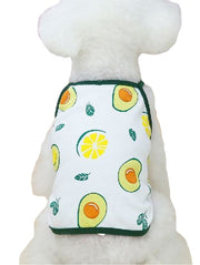 ペットウェア キャミソール ドッグ 犬服 フルーツ アボカド オレンジ スイカ レモン イチゴ 春 夏 ドッグウェア かわいい おしゃれ 小型犬 中型犬 猫 カジュアル お散歩 お出かけ ギフト プレゼント 贈り物 XS S M L XL 2XL