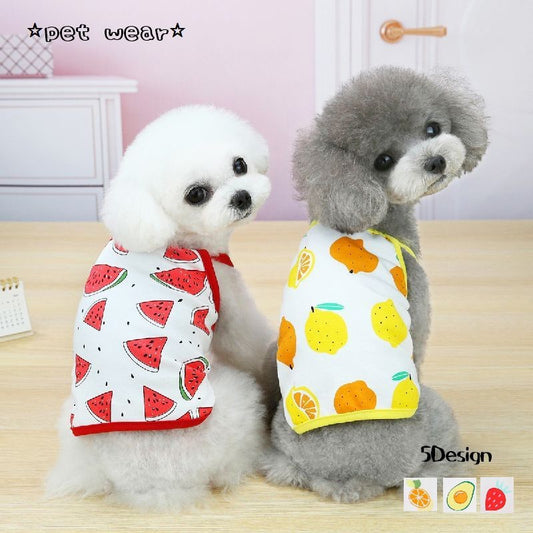 ペットウェア キャミソール ドッグ 犬服 フルーツ アボカド 商品画像