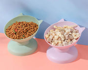ペット用食器 フードボウル エサ入れ 水入れ ペット用品  犬 猫 イヌ ネコ 餌台 スタンドタイプ 単色 かわいい 食べやすい