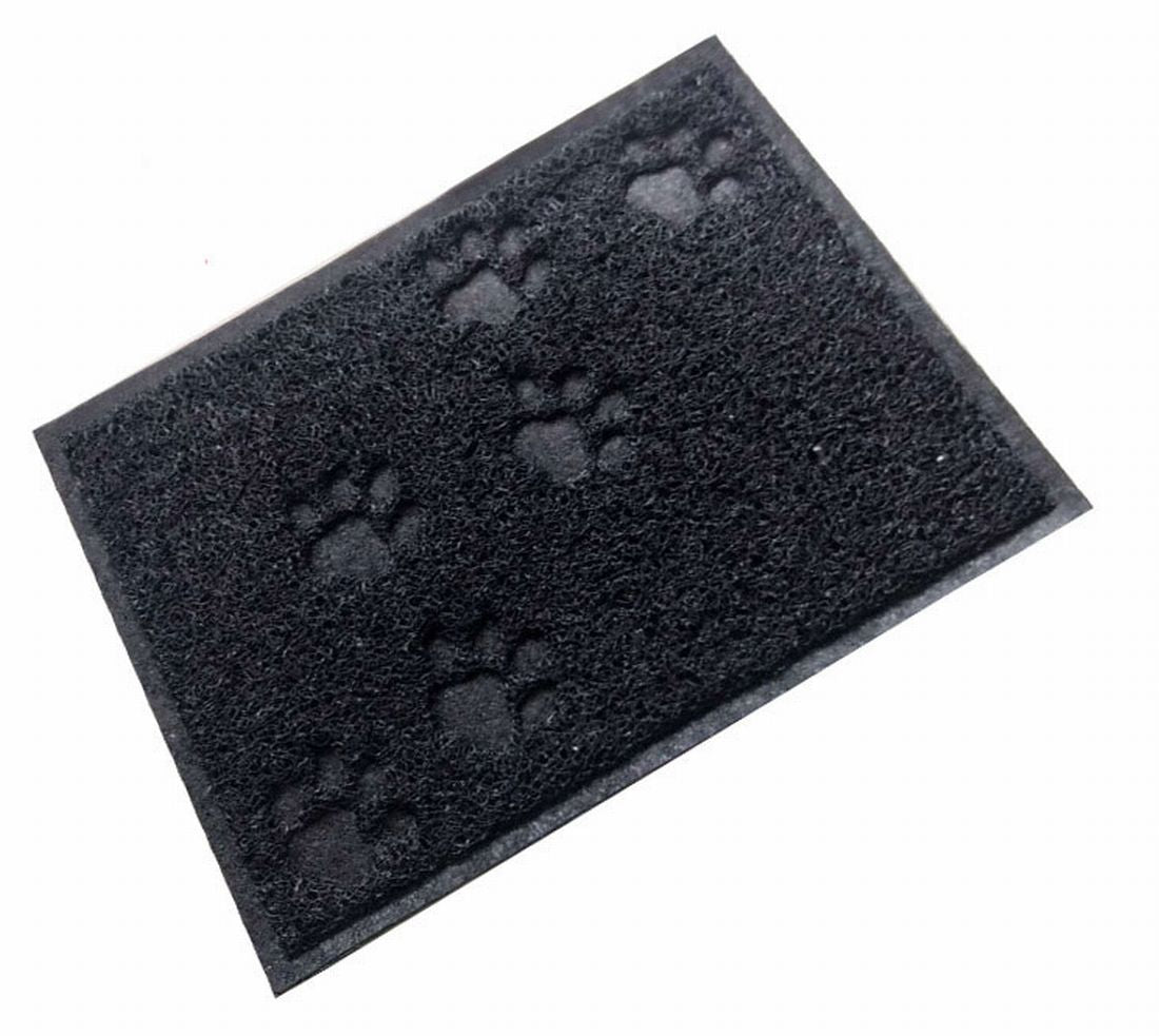 砂取りマット 猫砂マット トイレマット 猫用 ネコ 30×40cm ブラック【長方形】 バリエーション画像
