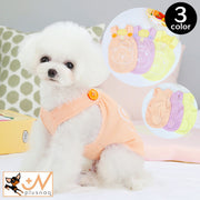 ドッグウェア キャミソール ペット用品 犬服 猫服 小型犬 洋服 クマ プリント おしゃれ かわいい 可愛い お出かけ ジャンパースカート風 お散歩 カジュアル デイリー プルオーバー イヌ いぬ ネコ ねこ キャットウェア