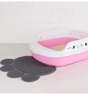 砂取りマット 猫用 ネコ ペット用品 トイレマット 30×40cm 滑り止め 飛び散り防止 砂落とし 猫砂マット 猫砂キャッチャー ペットマット 足拭き 足ふき 足砂取り 肉球型 かわいい 可愛い おしゃれ ねこ キャット CAT