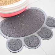 砂取りマット 猫用 ネコ ペット用品 トイレマット 30×40cm 滑り止め 飛び散り防止 砂落とし 猫砂マット 猫砂キャッチャー ペットマット 足拭き 足ふき 足砂取り 肉球型 かわいい 可愛い おしゃれ ねこ キャット CAT