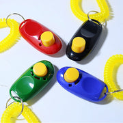 ペット用クリッカー ペット用品 犬 イヌ トレーニング 訓練 しつけ おすわり リストストラップ付き 室内 屋外 かわいい カラバリ豊富